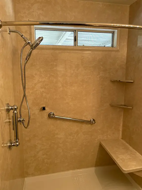 Angle Shower Conversion - Murrieta, CA
