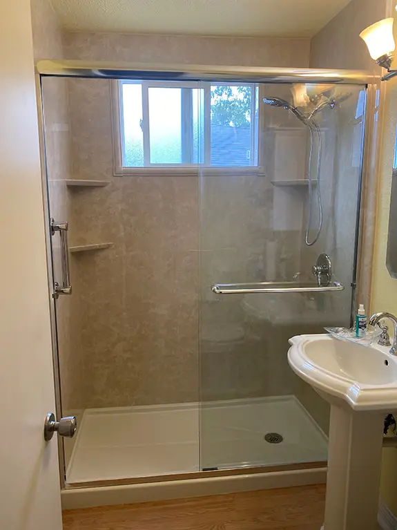 Modern Shower Replacement - Riverside, CA